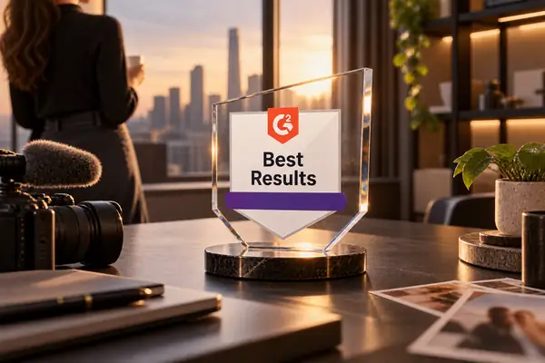 G2-Best-Results-Abzeichen im Referenzlayout.