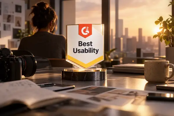 G2-Best-Usability-Abzeichen im Referenzlayout.