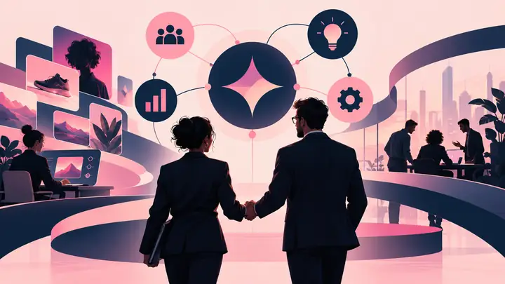 Meta-Business-Partner-Abzeichen im Referenzlayout.