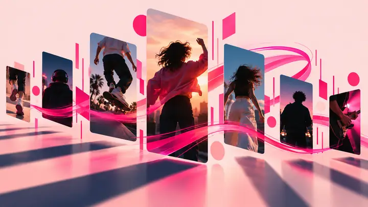 TikTok-Marketing-Partner-Abzeichen im Referenzlayout.